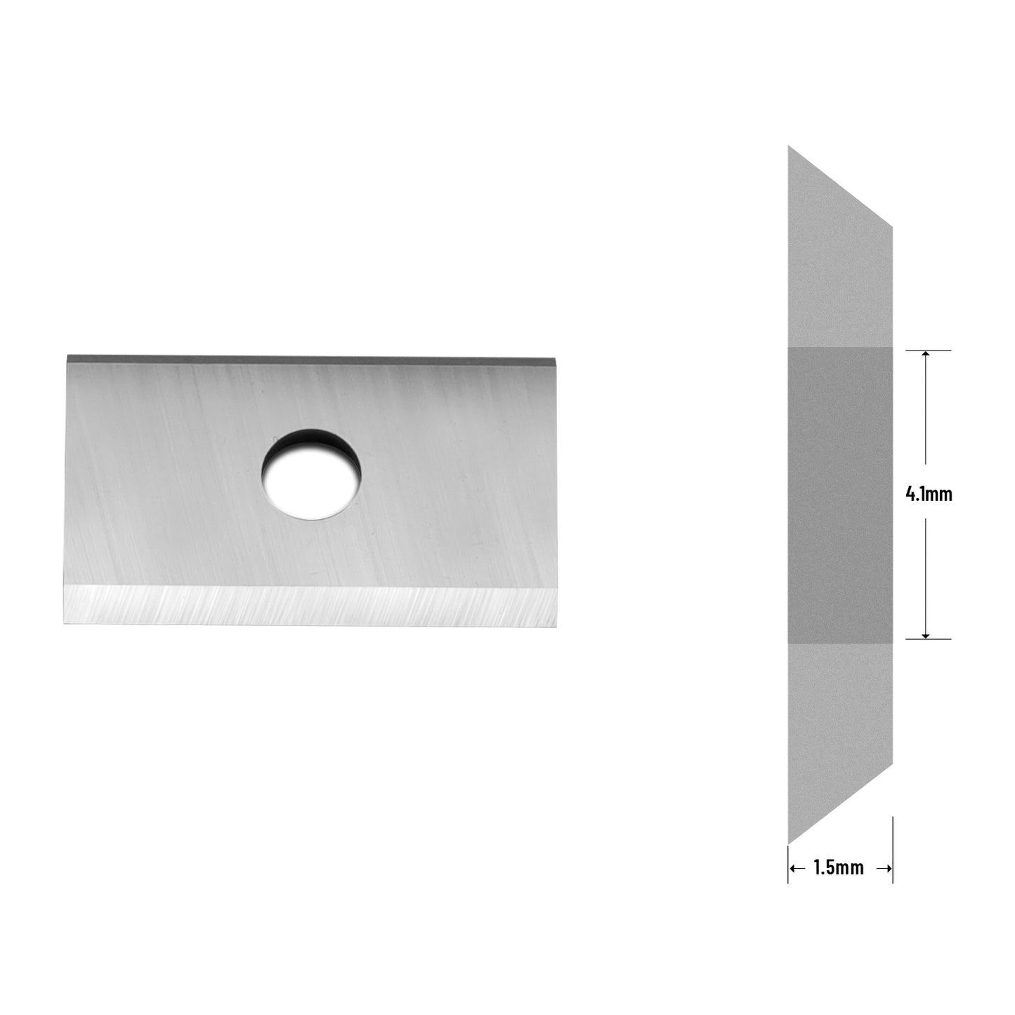 Woodworking Tungsten Carbide Inserts Cutter 20x12x1.5mm-35° 2-Edge Replacement Knife Indexable Blades for Grooving Cutterheads