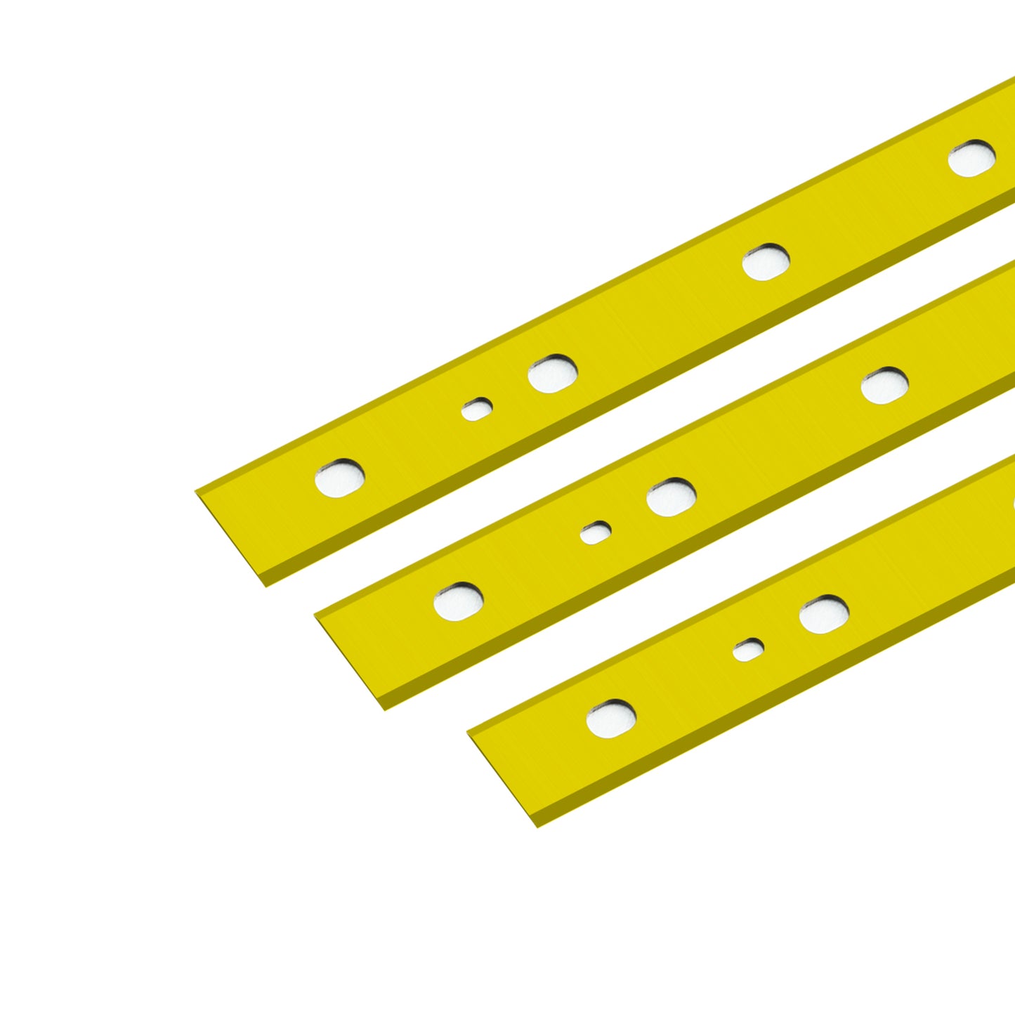 13 Inch HSS Planer Blades Titanium Coating Planer Cutters for DeWalt DW735 DW735X Thickness Planers, 13" X 7/8" X1/16", Set of 3