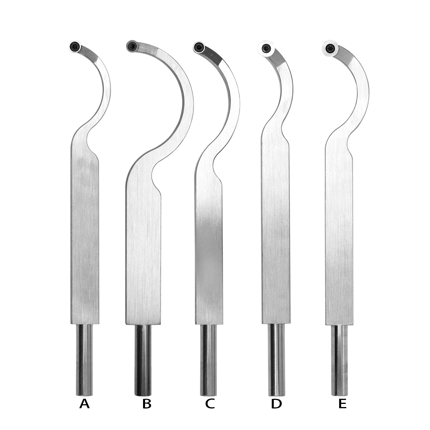 thumbnail image 2 of Swan Neck Hollower Tool Set - Carbide Tipped Wood Lathe Chisel With 12mm Round Cutter 2 of 14