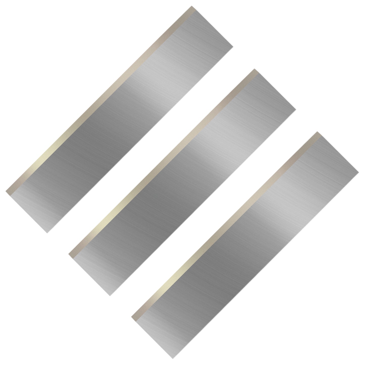 6 Inch HSS Planer Blades Replacement Knives Resharpenable Cutters for Jointer Planer, 6"X1"X1/8", 3Pcs