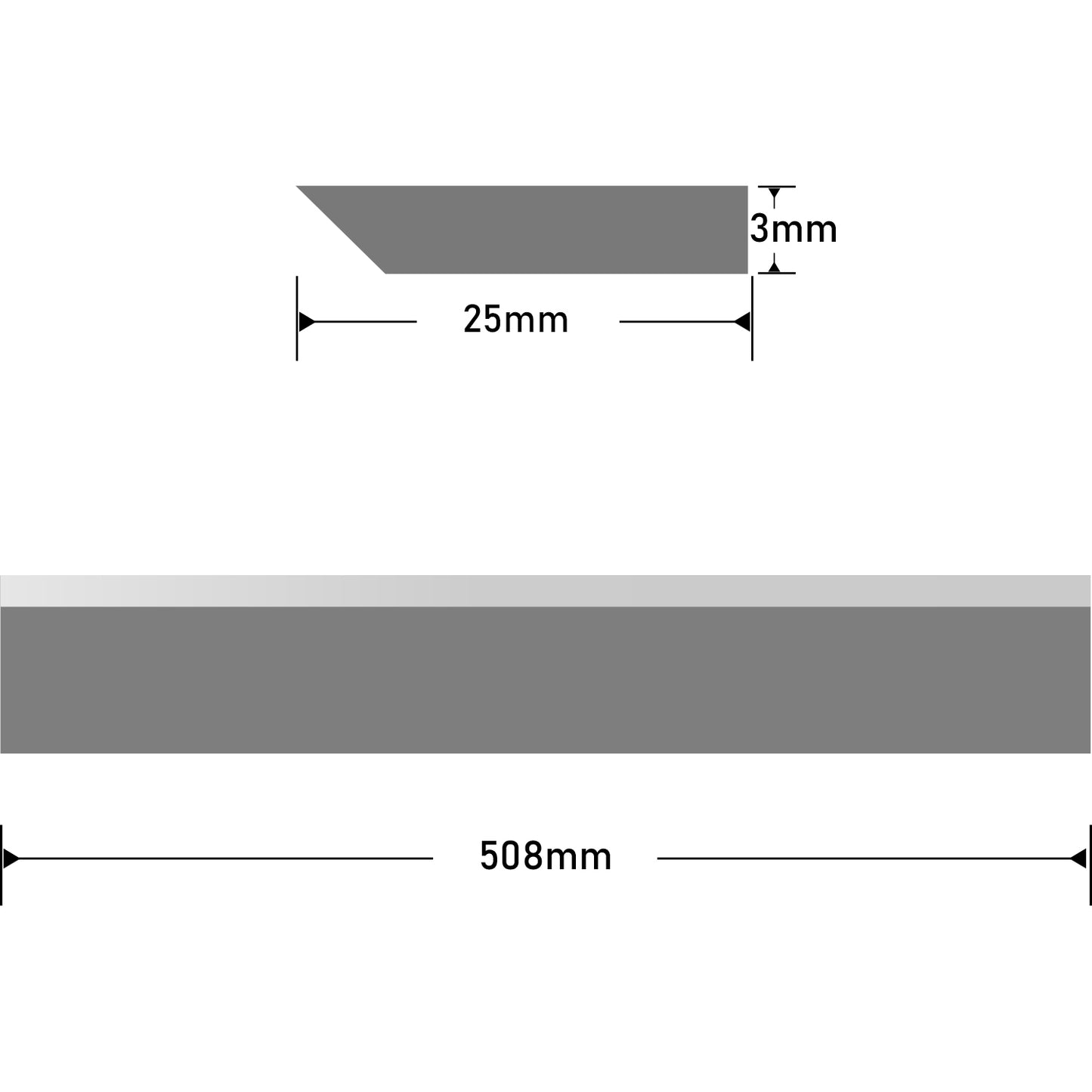 20" Inch TCT HSS Planer Blades Replacement Knives for Grizzly G6702 G0454W Jet 208 Powermatic 209 Delta DJ-20 Dewalt Shop Fox W1754 Woodstock W163 W7147, 4Pcs,508x25x3mm