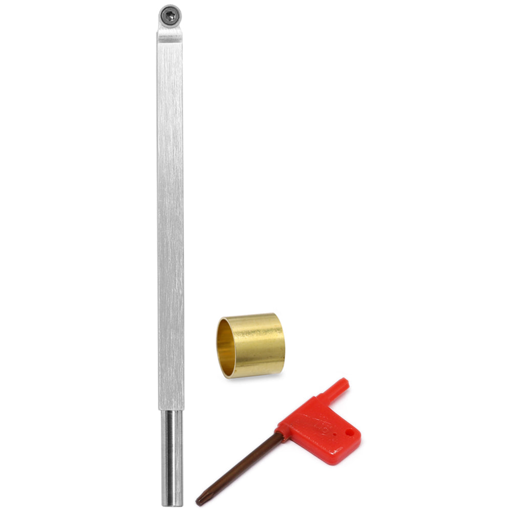 Woodturning Tool Finisher Lathe Chisel Tool Bar with Ci5 8.9mm Round Carbide Tipped Cutter