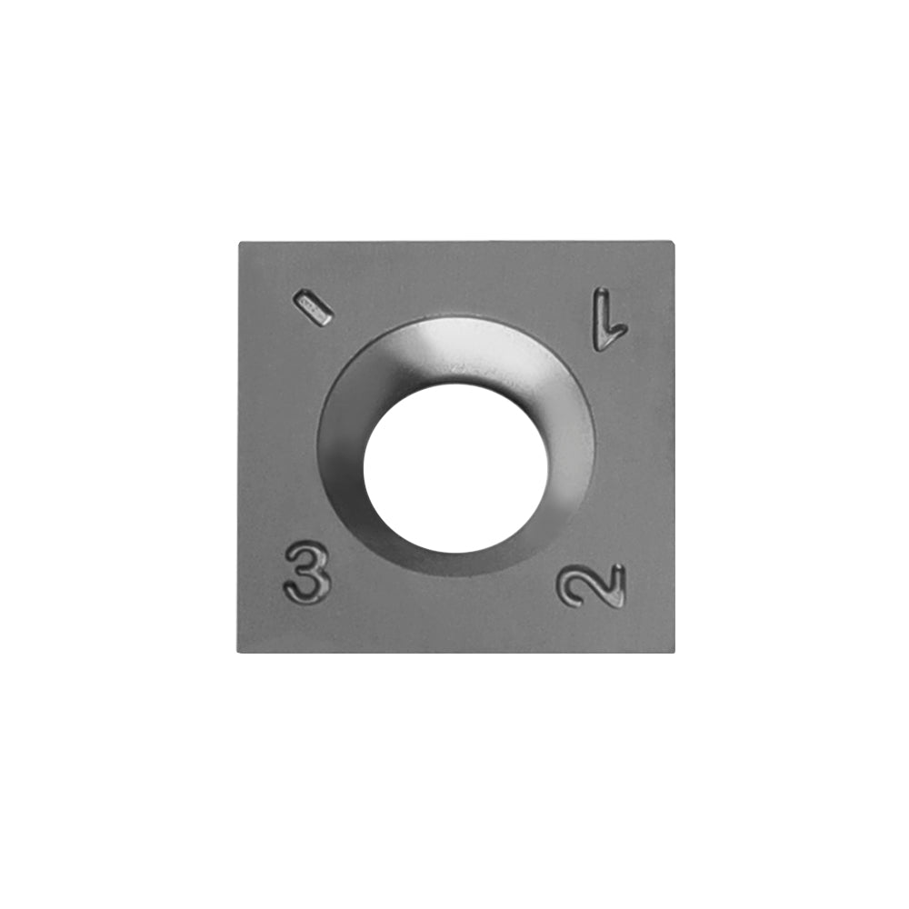 Tungsten Carbide Inserts 15x15x2.5mm-30°-4R0.5 Replacement Cutter for Oliver Axminster Rikon Planer or Jointer of Helical Spiral Cutterheads