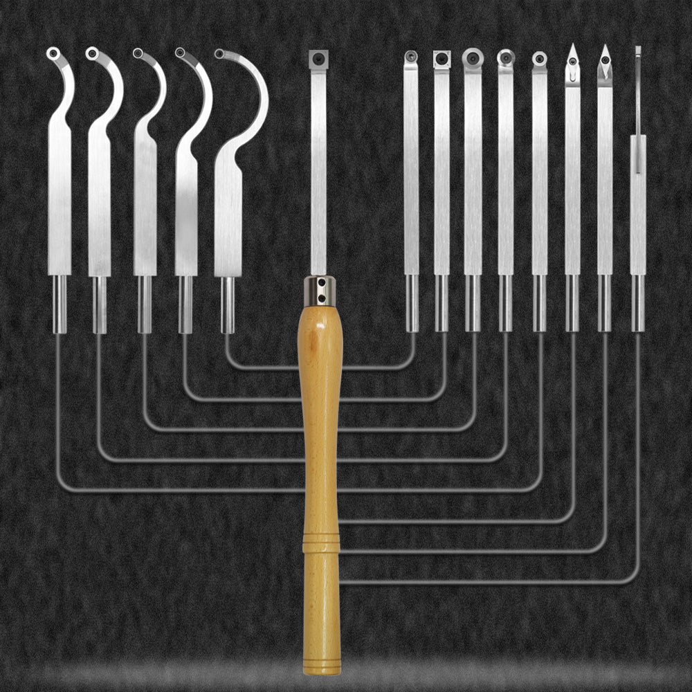 Beech Interchangeable Wooden Handle for Woodturning Tool