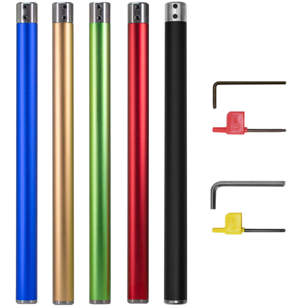 Aluminum Alloy Interchangeable Colored Handle for Woodturning Tool