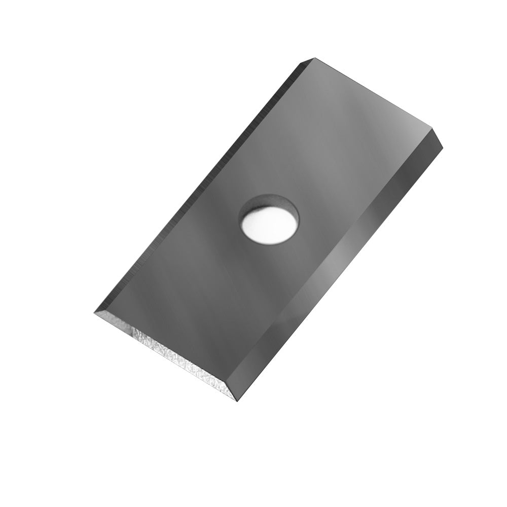 Reversible Tungsten Carbide Inserts Knife 25x12x1.5mm-35°,2-Edge Woodworking Indexable Cutter for Groove Trimming Knives Router Bits or Helical Planer Cutterheads