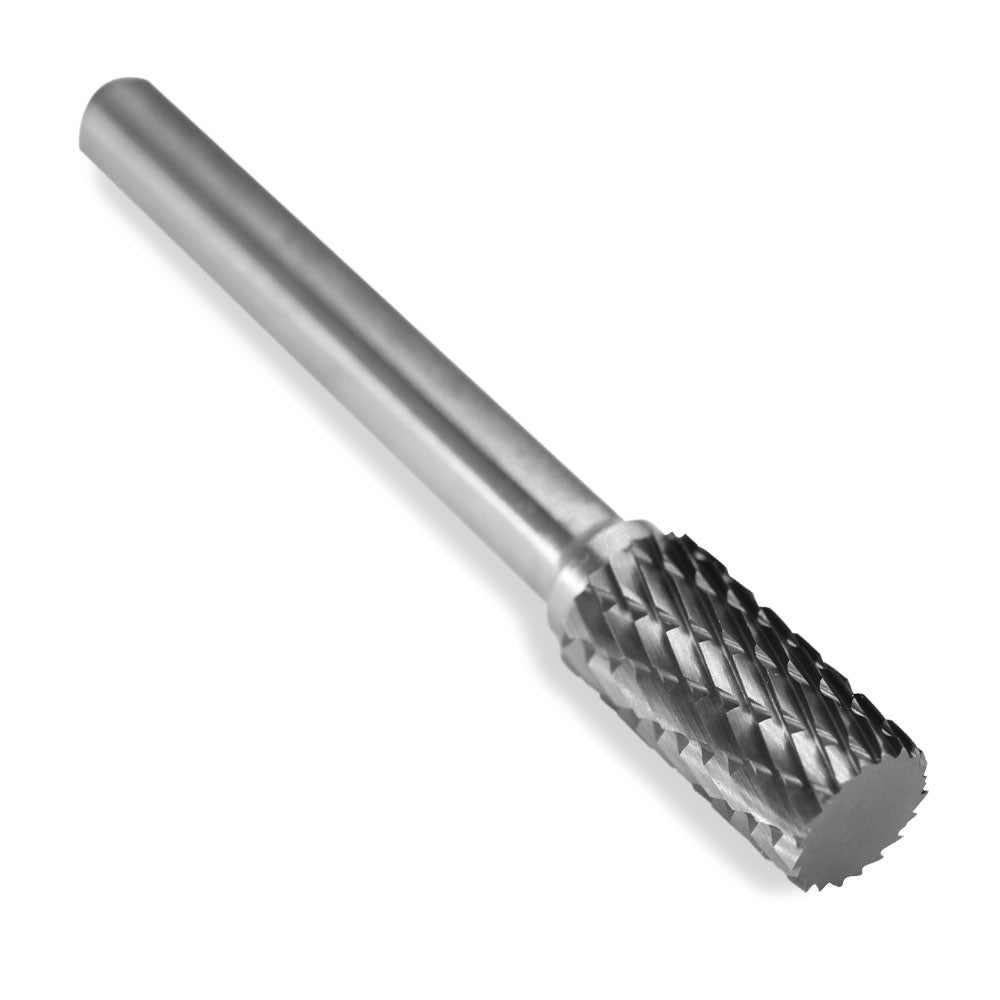 SA-3 Cylinder Shape Carbide Burr 1/4 inch ( 6.35 mm) Shank Diameter Rotary File