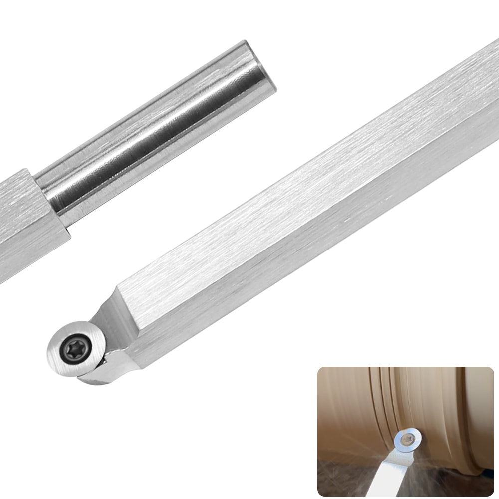 Wood Lathe Turning Tools Finisher Tool Bar with Ci3 12mm Round Carbide Insert Cutter