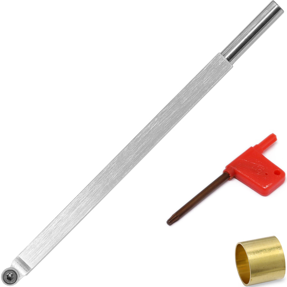 Woodturning Tool Finisher Lathe Chisel Tool Bar with Ci5 8.9mm Round Carbide Tipped Cutter