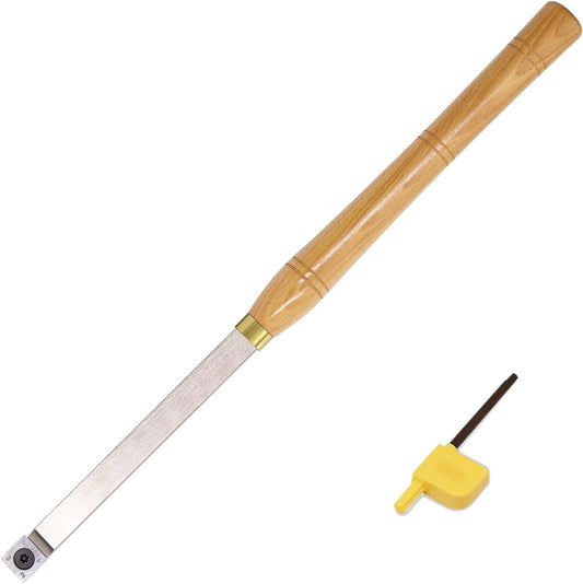 Wood Turning Rougher Lathe Tool with 14 mm Square Carbide Insert Blade 500 mm
