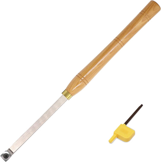 Woodturning Carbide Rougher Lathe Tool with 15 mm Square Radius Carbide Insert Blade 500 mm
