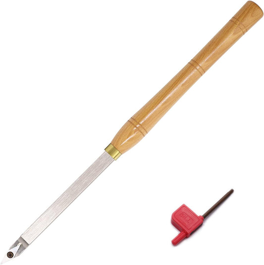 Woodturning Lathe Tool Detailer Tool with VEMN 160208 Carbide Blades 500 mm