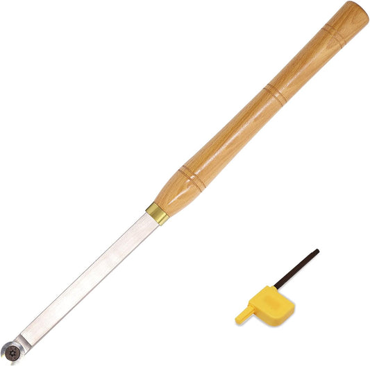 Woodturning Finisher Lathe Tool with 16 mm Round Carbide Insert Cutter 500 mm