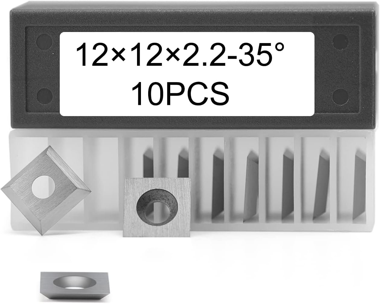 Square Blades 12x12x2.2mm Tungsten Carbide Inserts for Woodworking ...