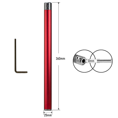 Aluminum Alloy Interchangeable Colored Handle for Woodturning Tool