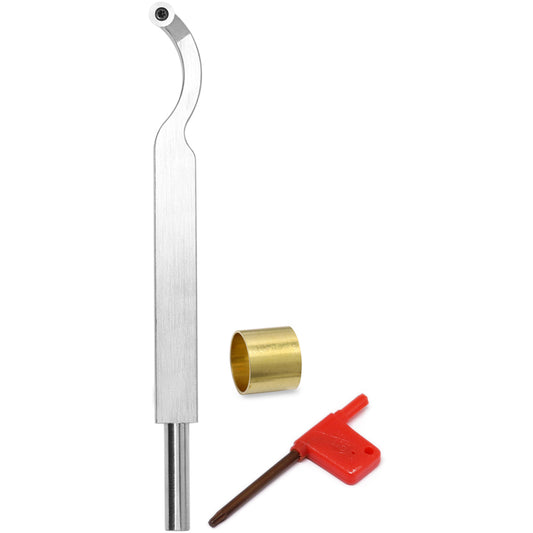 Woodturning Tool Slight Curve Swan Neck Hollower with Ci3 12 mm Round Carbide Tipped Knife