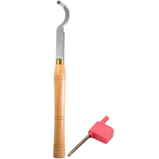 Woodturning Big Curve Hollower 12mm Ci3 Round Carbide Tipped Lathe Chisel Tool 400 mm