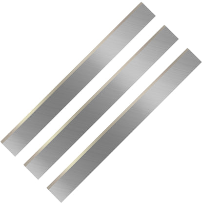 13" Inch TCT HSS Planer Blades Replacement Knives Resharpenable Cutters Woodworking Power Tool Parts Jointer Planer for Delta RC-33 DC-33 , 3Pcs, 333x25x3mm