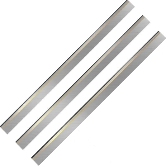 13" Inch TCT HSS Planer Blades Replacement Knives Resharpenable Cutters Woodworking Power Tool Parts Jointer Planer for Delta RC-33 DC-33 , 3Pcs, 333x25x3mm