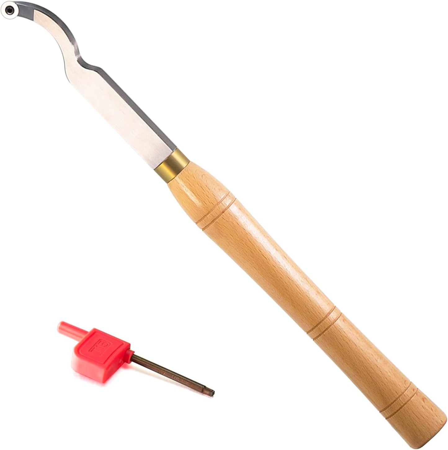 Woodturning Big Curve Hollower 12mm Ci3 Round Carbide Tipped Lathe Chisel Tool 400 mm