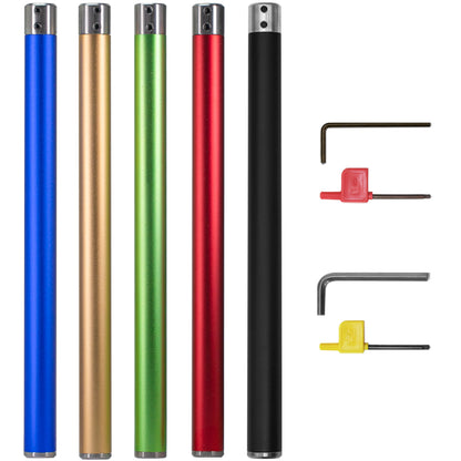 Aluminum Alloy Interchangeable Colored Handle for Woodturning Tool