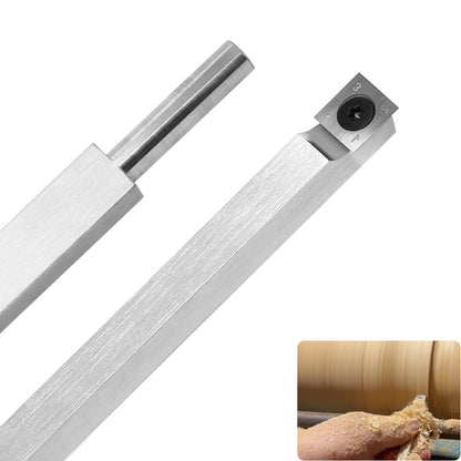 Woodturning Tool Rougher Carbide Tipped Lathe Chisel Tool Bar with 14mm Square Carbide Insert