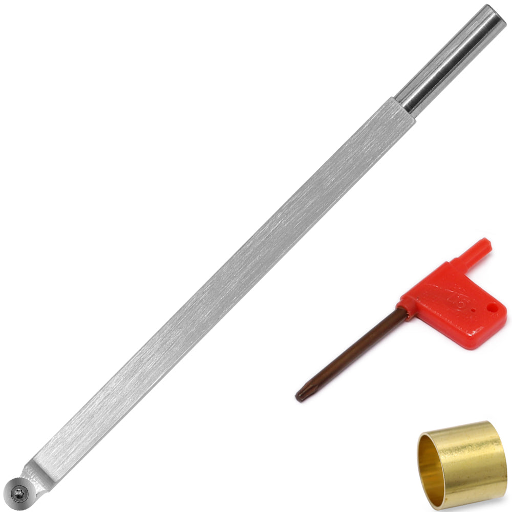 Woodturning Carbide Tipped Finisher Tool Bar with Ci3 12mm Round Carbide Insert Cutter